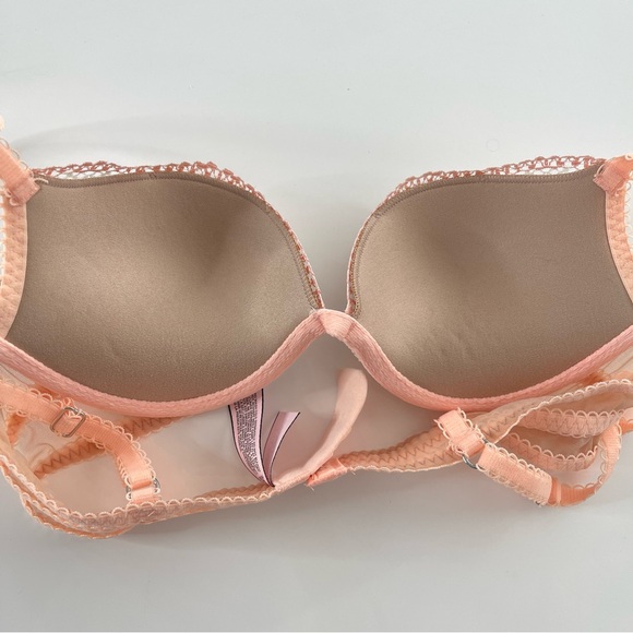 Victoria’s Secret Padded Demi Lace Multicolor Underwire Bra 32A - Picture 4 of 7